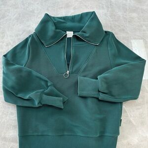 Varley Vine Half Zip Pullover Conifer Green XL (Like New)